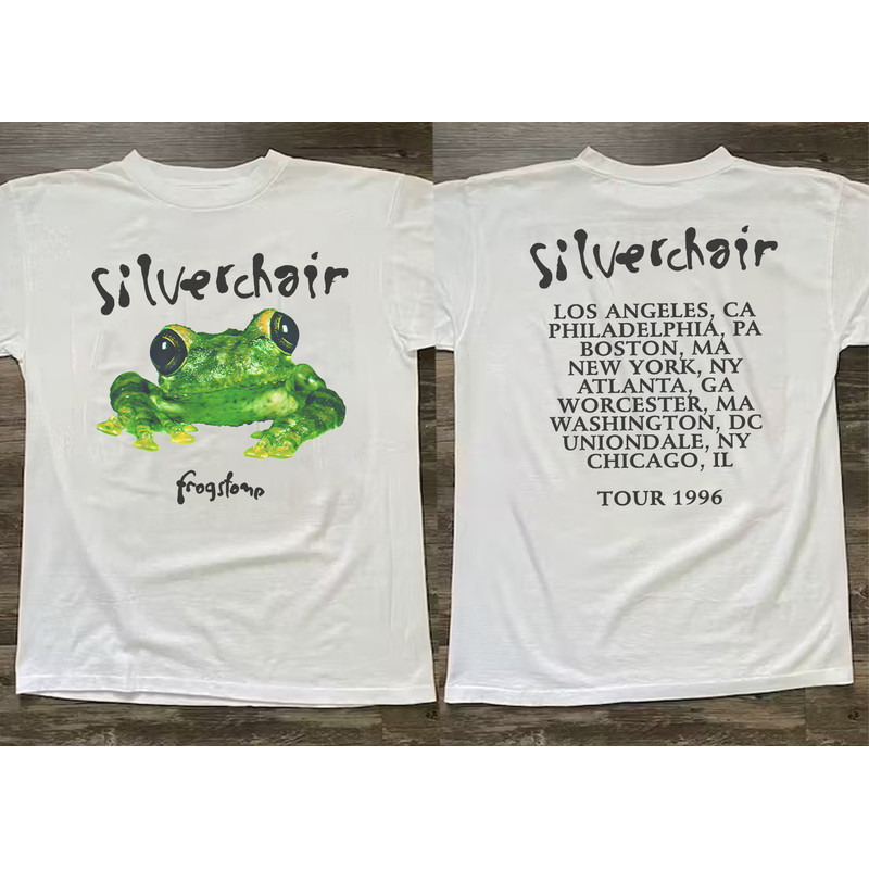 Silverchair Frogstomp Tour Concert 1996 Unisex T-Shirt, 90s Silverchair Rock Band Shirt, '96 Frogstomp Tour Shirt, Halloween gift, XMas Gift.jpg