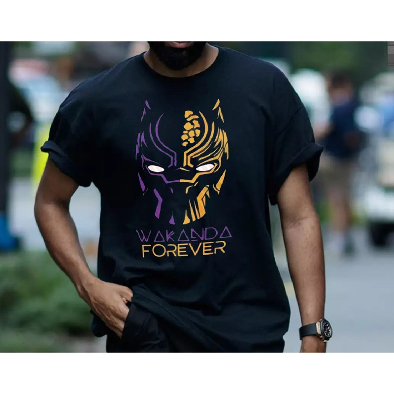 Wakanda Forever T-Shirt, Black Panther T-shirt, Movie T-shirt 1.jpg
