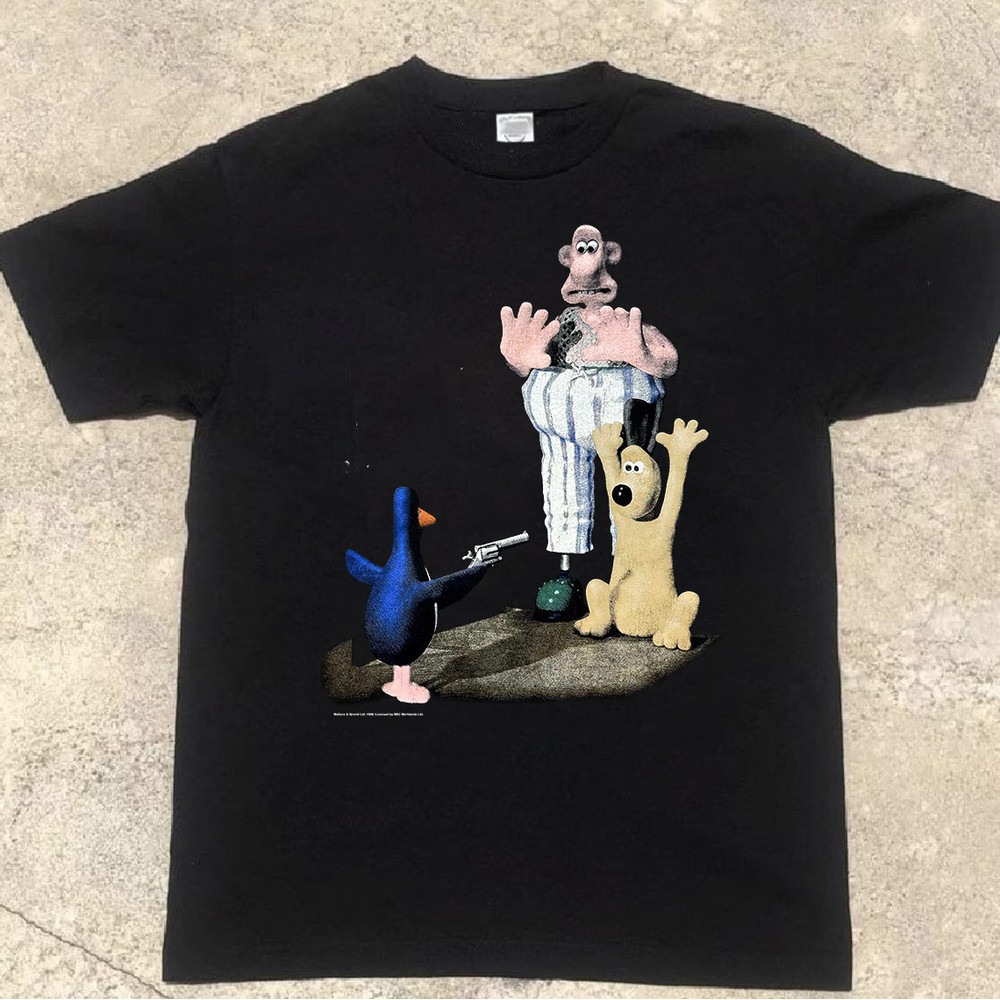 Wallace and Gromit Movie Funny Graphic 1989 T-Shirt, Wallace n Gromit Shirt, Great Gift, Halloween Gift, Gift for Christmas, Gift for Family.jpg