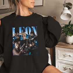 leon kennedy shirt vintage, residence evil t-shirt hoodie, leo s kennedy shirt resident evil 4 movie sweatshirt classic,