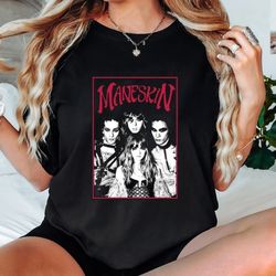 maneskin rock band t-shirt, maneskin 2023 rush world tour tee, maneskin rush world tour shirt, 2023 music tour merch, gi