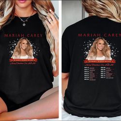 mariah carey merry christmas one & all 2023 tour shirt, mariah carey 2023 concert sweatshirt, christmas fan gift, mariah