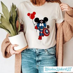 captain america mickey ears shirt, marvel superhero shirt, captain america shirt, steve rogers, avengers shirt, disneyla