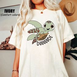 disney finding nemo squirt lil dude comfort colors shirt, squirt shirt nemo, disneyworld vacation trip shirt, pixar find