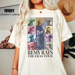 disney remy rats the eras tour comfort colors shirt, remy ratatouille shirt, little chef shirt, rats chef shirt, disneyw