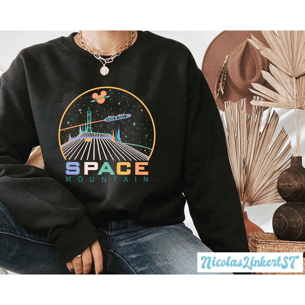 Magic Kingdom Space Mountain shirt, Vintage Space Mountain Sweatshirt, Disney World Shirt, Disneyland Trip hoodie, WDW Shirt, TL-220601.jpg