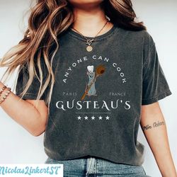 remy ratatouille comfort colors shirt, pixar little chef shirt, gusteaus shirt, anyone can cook shirts, matching epcot s