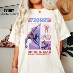retro 90s spiderman 2099 comfort colors shirt, spider-man shirt, spiderman across the spider-verse shirt, avengers shirt