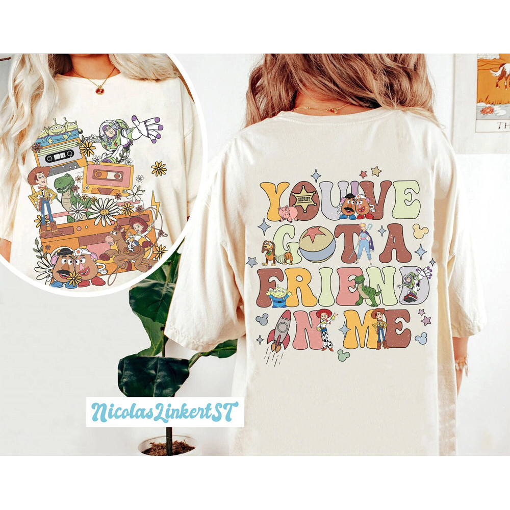 Retro Toy Story Comfort Colors Shirt, Disney Friends Shirt, Toy Story Character Shirt, You've got a friend in me, Disneyland Shirt HT-210701.jpg