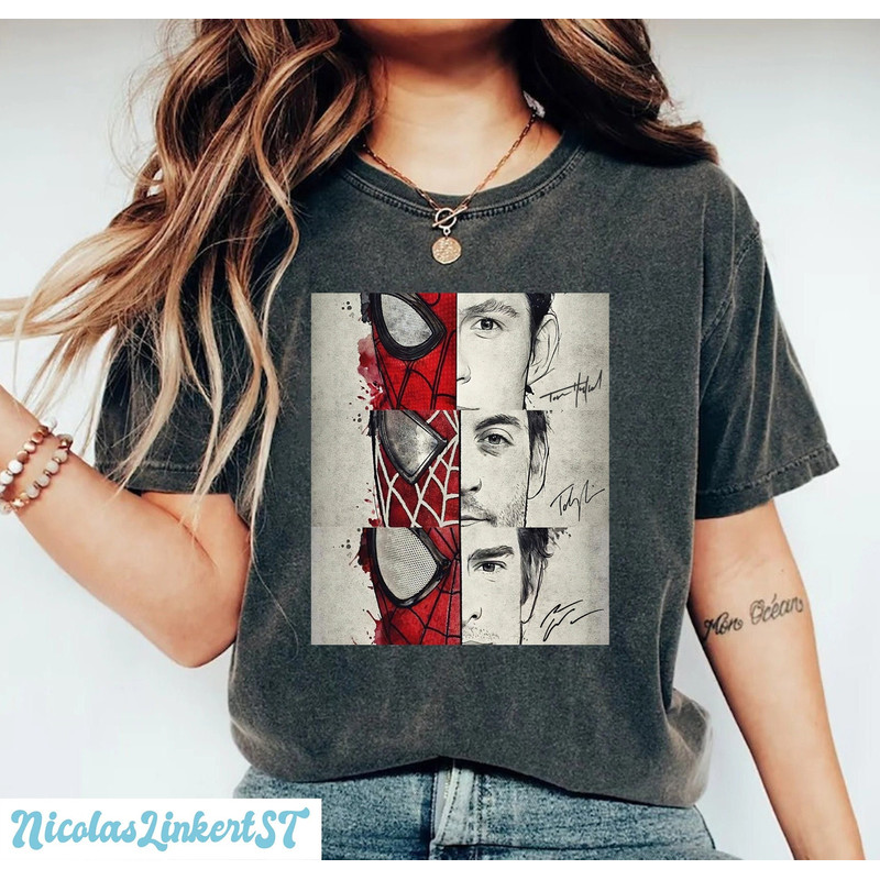 Spider-man Shirt, Three Peter Parker Shirt, No Way Home Shirt, Spiderman Shirt, Marvel Avengers Shirt, Comfort colors shirt, TL-190802.jpg