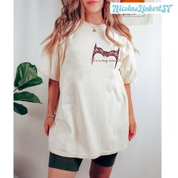 this is me being reasonable shirt, scarlet witch shirt, multiverse of madness shirt, scarlet witch crown, comfort colors