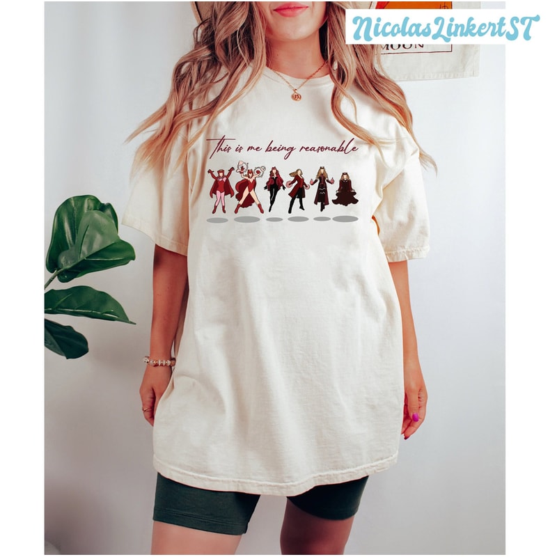 This Is Me Being Reasonable Shirt, Scarlet Witch shirt, Multiverse Of Madness Shirt, WandaVision Shirt, Comfort colors shirt HT-141203.jpg