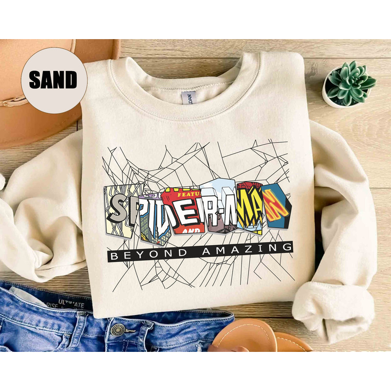 Vintage 90s The Amazing Spiderman Sweatshirt, Spider-Man Hoodie, Peter Parker Sweater, Marvel Avengers Shirt, Superhero Sweatshirt.jpg