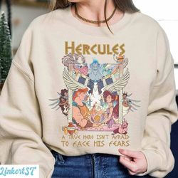 vintage hercules sweatshirt, disney hercules 1977 hoodie, hercules megara hades shirt, disneyworld shirt, disney family