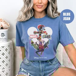 vintage marvel day at sea comfort colors shirt, disney cruise line shirt, superhero cruise shirt, disney cruise family s