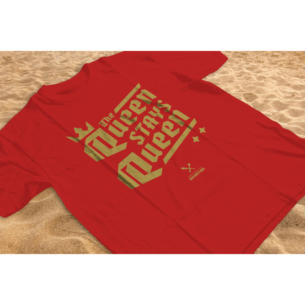 Survivor Shirt, The Queen Stays Queen Tshirt, Sandra, Reality TV Show T-shirt, Torch Series.jpg