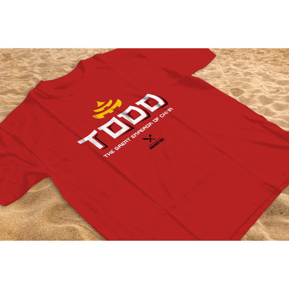 Survivor Shirt, Todd The Great Emperor of China Tshirt, Reality TV Show T-shirt, Torch Series 1.jpg
