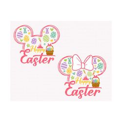 mouse easter ear bundle svg, easter day svg, mouse easter day svg, mouse and friends 1