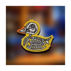 duck skull xray skeleton machine embroidery file instant download