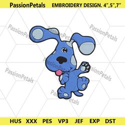 blues clues dog embroidery digitals, blues clues machine embroidery download designs, blues clues cartoon embroidery ins
