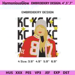 taylor swift 87 puffer jacket embroidery