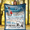 Personalized Blanket To My Mom I Know It's Not Easy For A Woman, Gift For Mom Mother Fleece Blanket 1.png