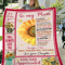 Personalized Blanket To My Mom I Love You More Than You Will Ever Know Sunflowers Fleece Blanket, Best Gift For Mom 1.png