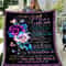 Personalized Blanket, Mother's Day Gift For Mom, Mom Blanket, To My Mom I Love You Butterflies And Flowers Fleece Blanket 1.jpg