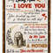 To My Loving Mom I Love You For All The Times You Picked Me Up When I Was Down Bear Sherpa Blanket 1.jpg