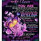 To My Mom Blanket, I Am Because You Are, Mother's Day Gift For Mom Butterfly Sherpa Blanket 1.jpg