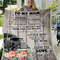 To My Mom I Know It's Not Easy For A Woman To Raise A Child Truck Driver Sherpa Blanket 1.jpg