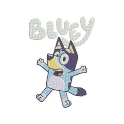 bluey circle embroidery design, bluey embroidery, embroidery file, embroidery shirt, embroidery bluey