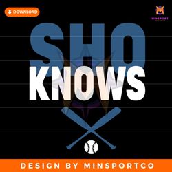 shohei ohtani sho knows mlb svg