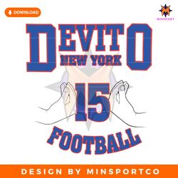 tommy devito new york football svg