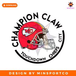 Champion Claw Touchdown Chiefs City SVG
