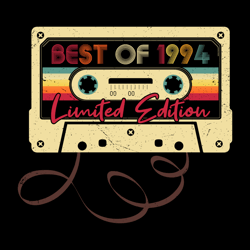 29th Birthday svg Best Of 1994 Cassette Tape 29 years old birthday Born in 1994 Svg Png Cricut, Silhouette, Cut File
