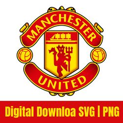 Man uni SVG Sticker | Decal | High Quality | Digital File | Download Only | Cricut | Vector| Manchester United Logo Png