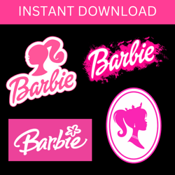 Barbie Logo Svg, Barbie Logo Png, Barbie Bundle Svg, Princess Svg, Barbie Girl Svg, Barbie Svg, Girl Svg, Cartoon Svg
