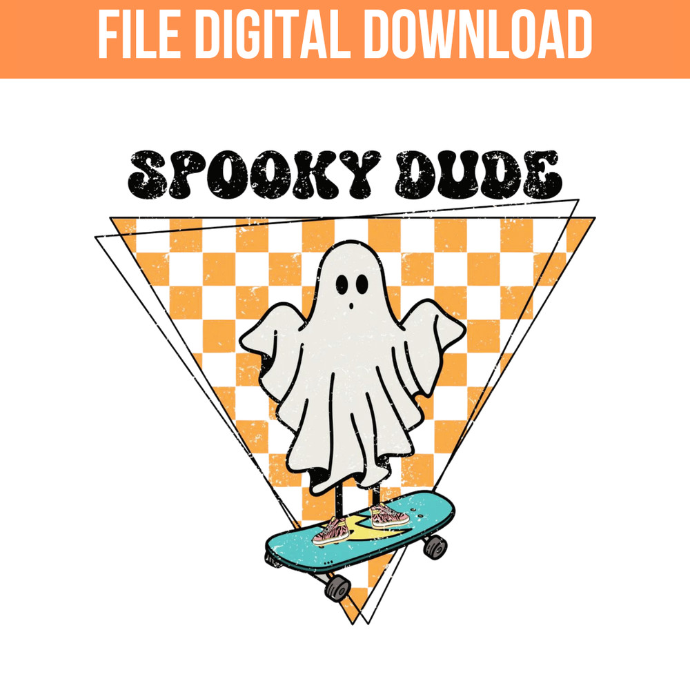 Spooky Dude PNG Halloween Sublimation Designs Halloween Png DesignsRetro Halloween Pngretro Fall Png 0