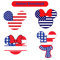Mickey Mouse And Minnie Mouse American Flag SVG American Flag Mickey Mouse Cricut Mickey Mouse Png Flag Mickey Svg 0