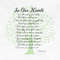 In Our Hearts Poem Bereavement Mourning Sympathy Grief Funeral Digital File Vector Graphic 0