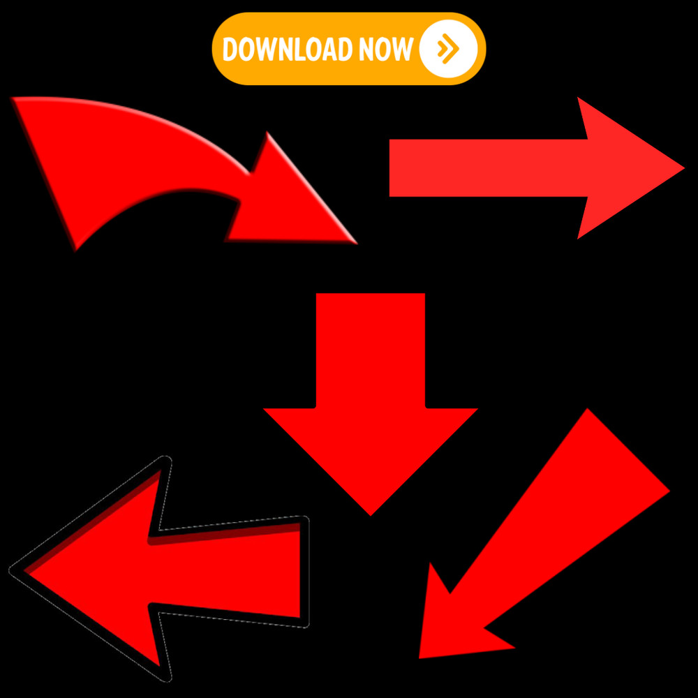 Red Arrow Download 5 Png No Background Red Down Arrow Png Transparent 0