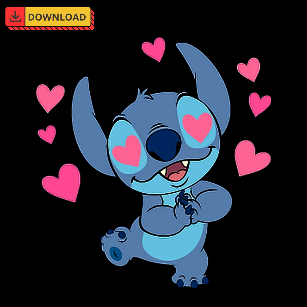 Stitch File Cut SVG And PNG Stitch Cricut File Silhouette Cutting Files Digital Download 0