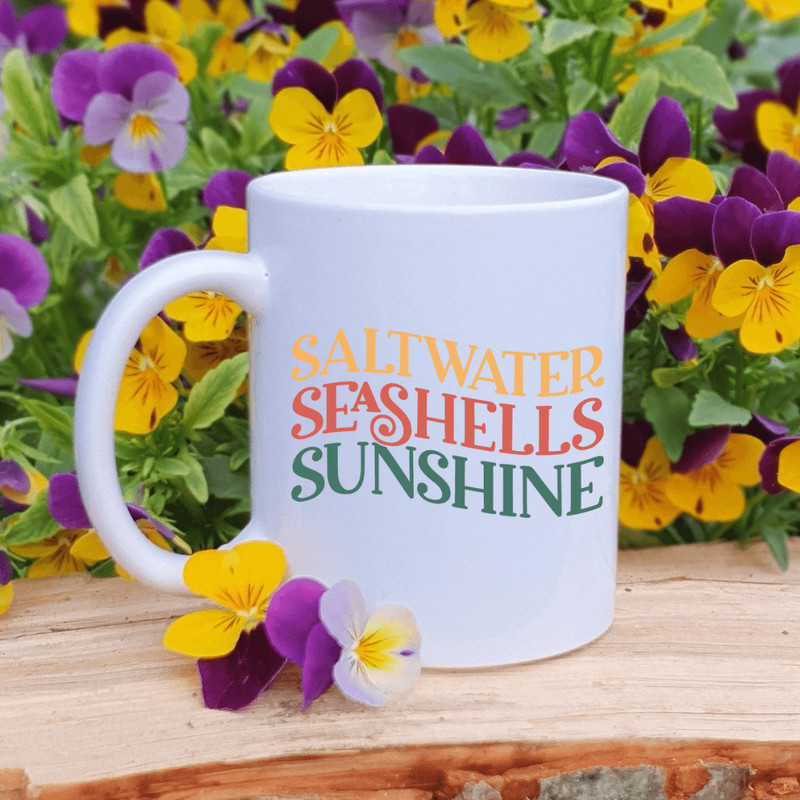 Saltwater Seashells Sunshine Svg Png Summer Design Summer Svg Designs Ready For Summer Great Summer 1