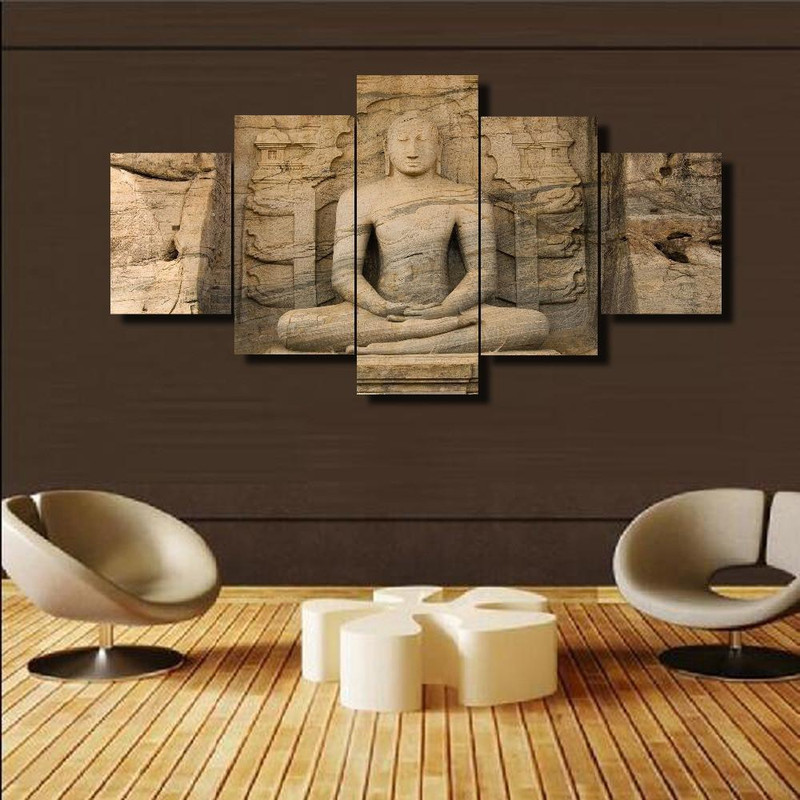 Buddha Carved From Stone Religion.jpg