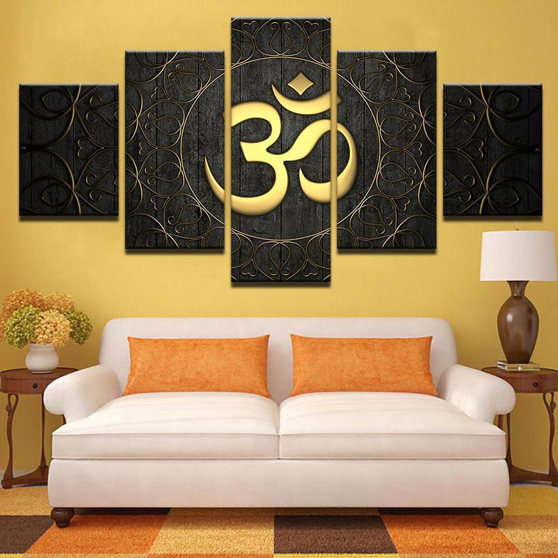 Buddha Om Yoga Golden Symbol Religion.jpg