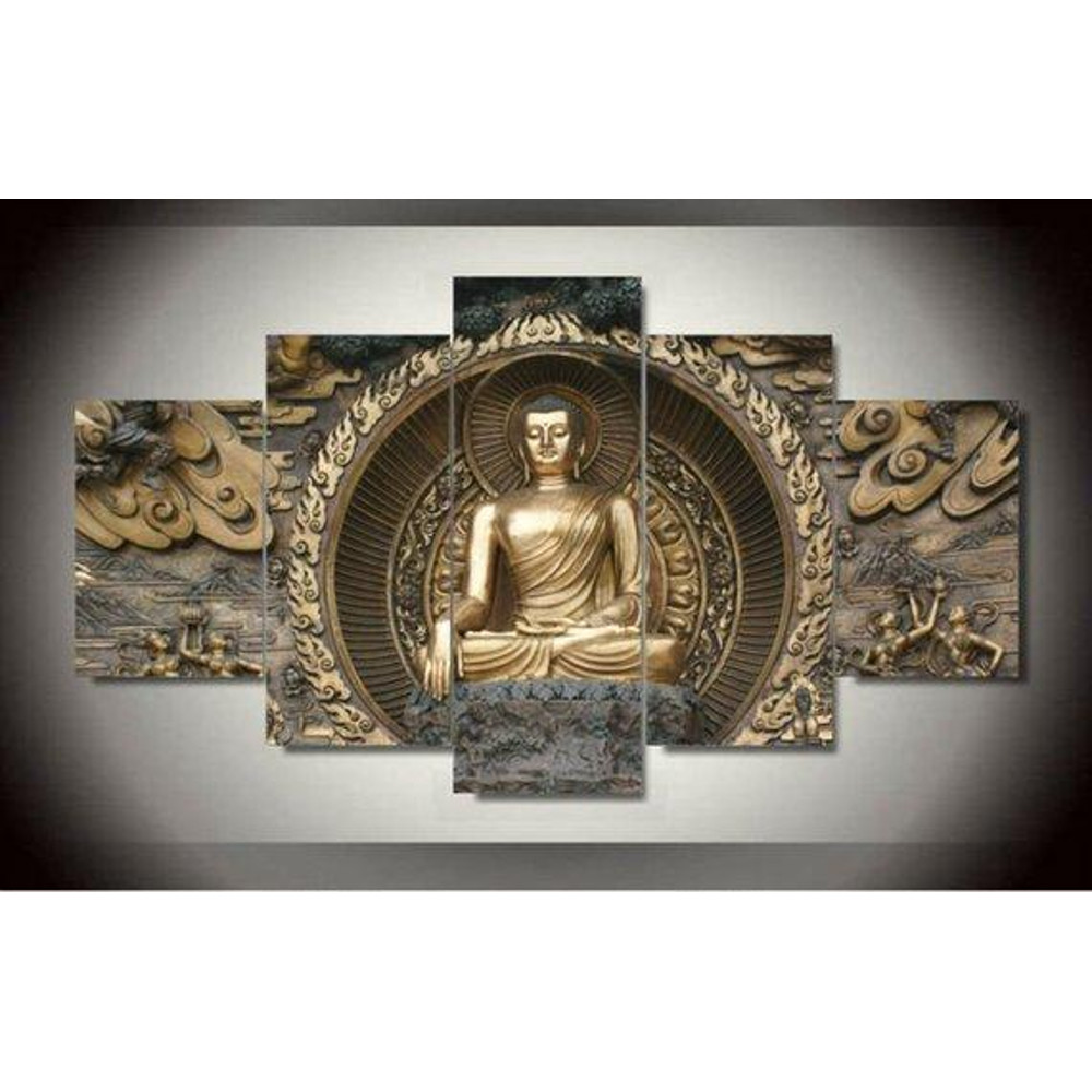 Buddha Statue Gold Buddhism Religion Abstract Modern Religion.jpg
