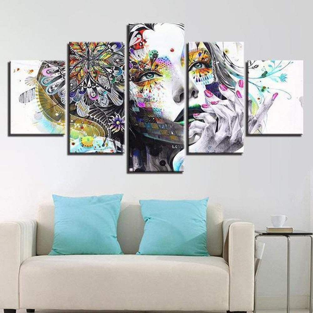 Psychedelic Girl With Flower Abstract.jpg