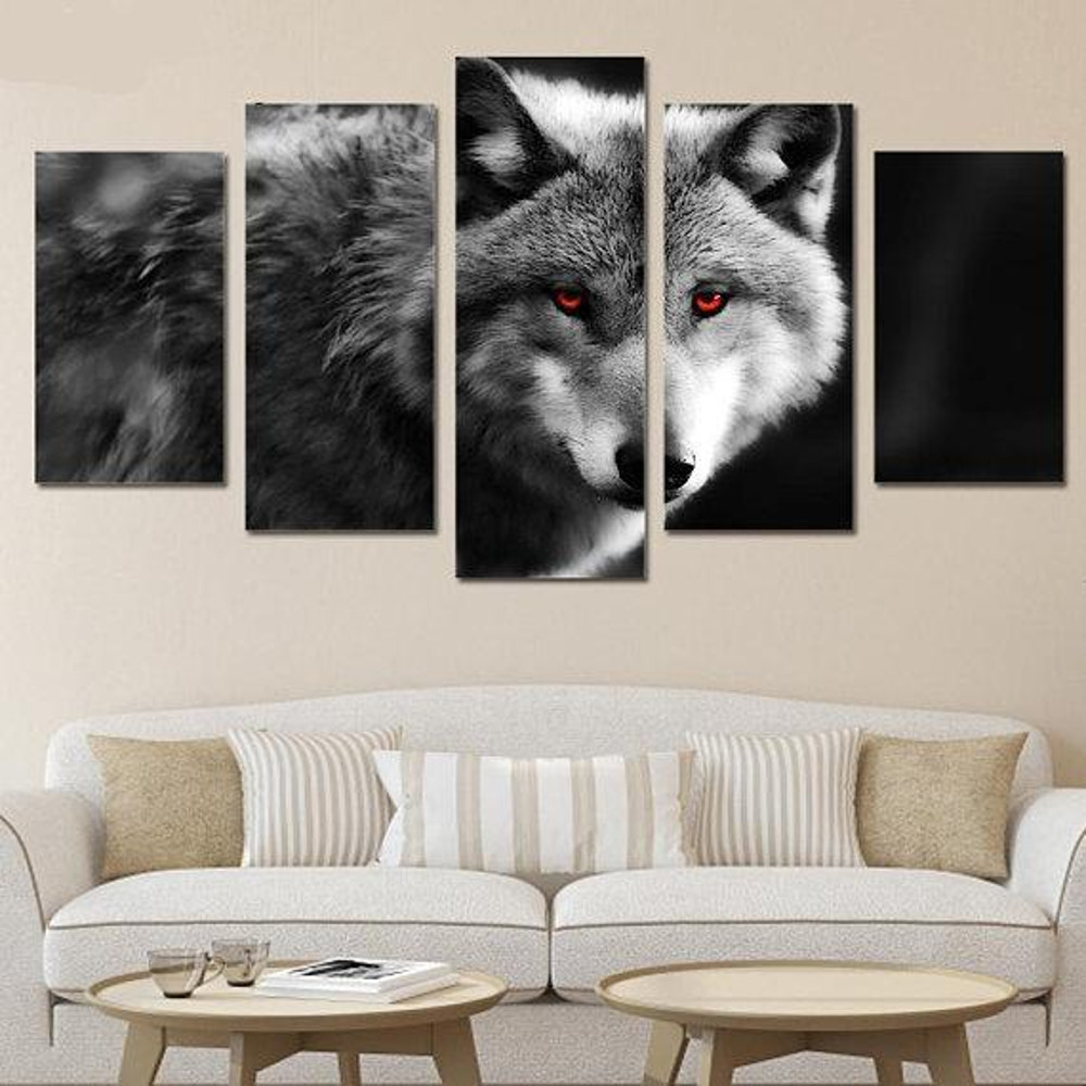Red Eyes Wolf Abstract Animal.jpg