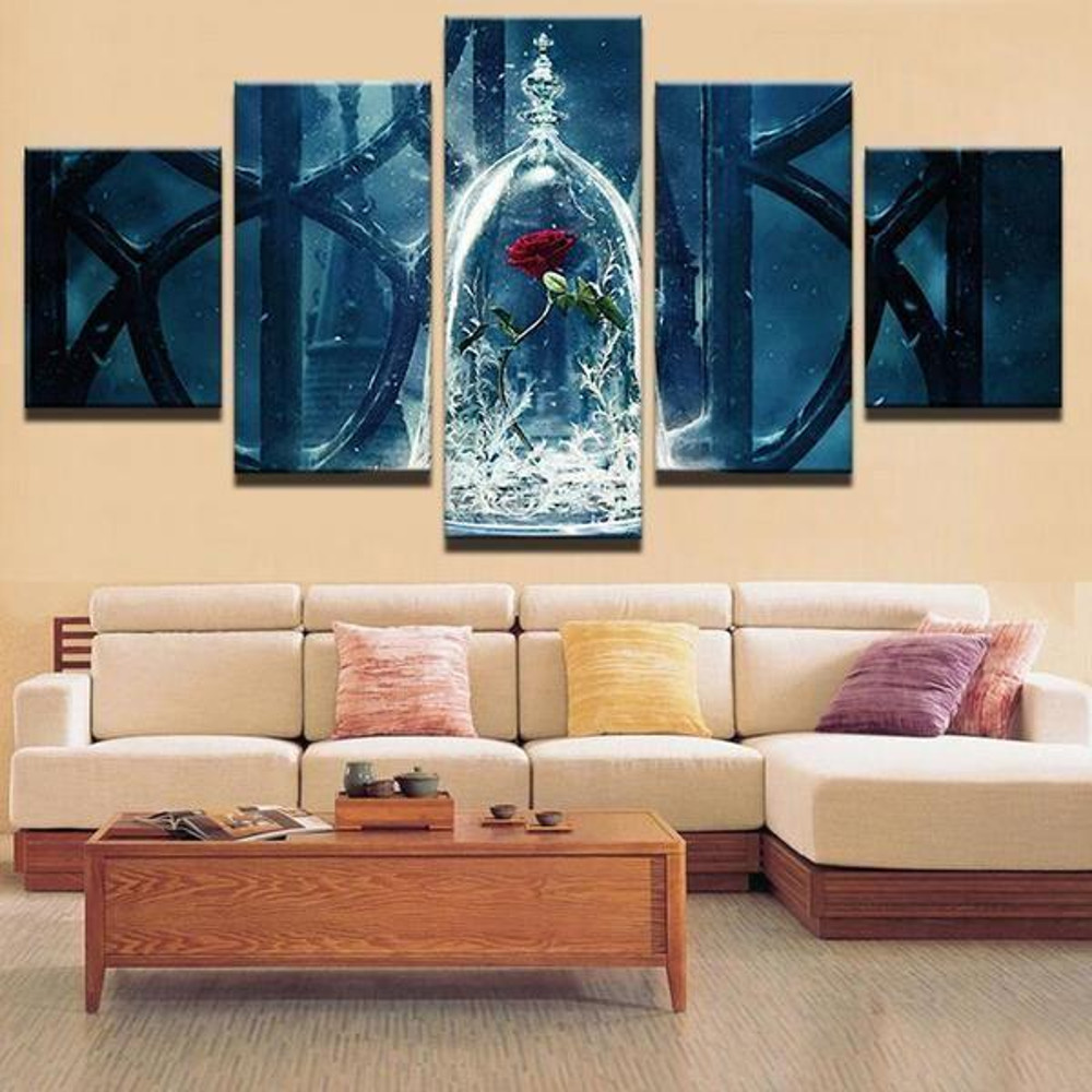 Red Rose In Glass Anstract.jpg